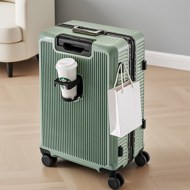 Aluminum Frame Carry On Luggage - Aluminum Frame Password Suitcase For Men/Women