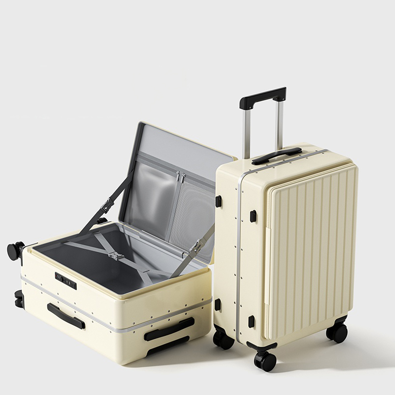 Aluminum Frame Carry On Luggage - Side Opening Luggage 2025 New Model