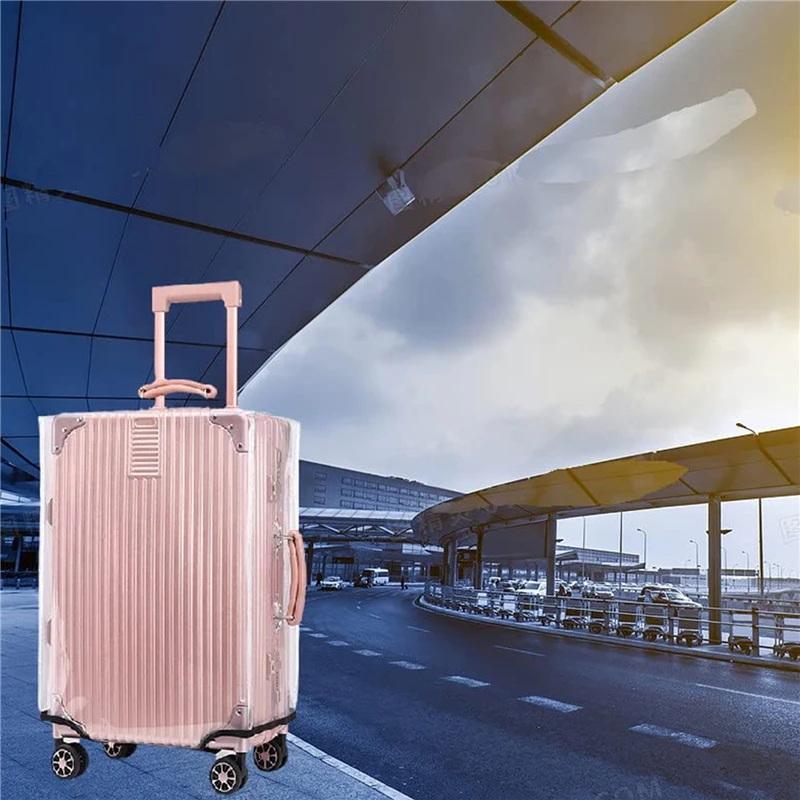 1Pc Clear PVC Suitcase Protect - Luggage Protective Cover Transparent 评论和价格