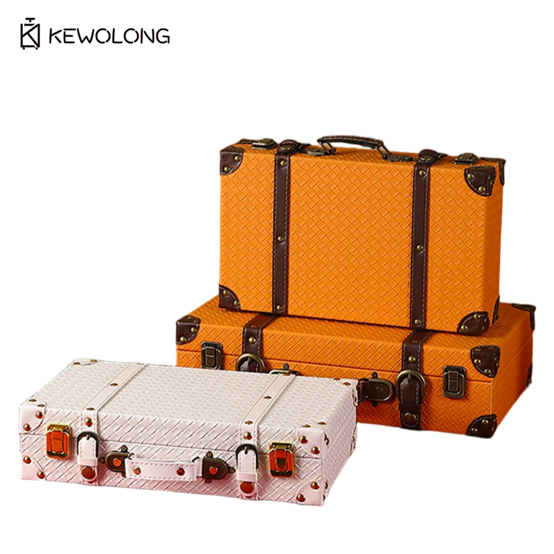Vintage European Retro Suitcas - Retro Vintage Trunk Suitcase 评论和价格