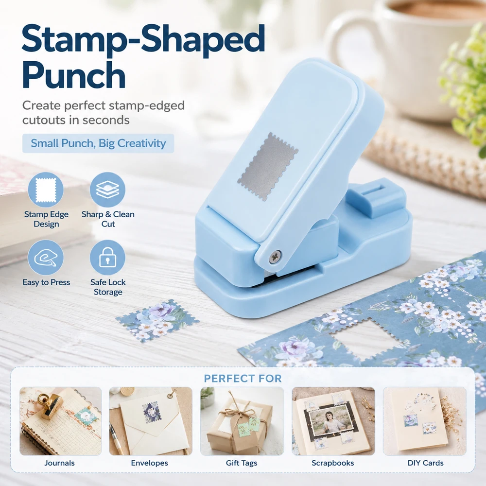 Postage Stamp Edge Paper Punch - Handbags 评论和价格