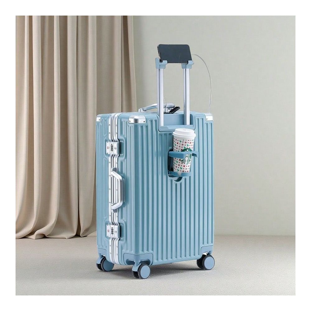 Set 20 24 Aluminum Frame Lugga - Aluminum Frame Carry On Luggage 评论和价格