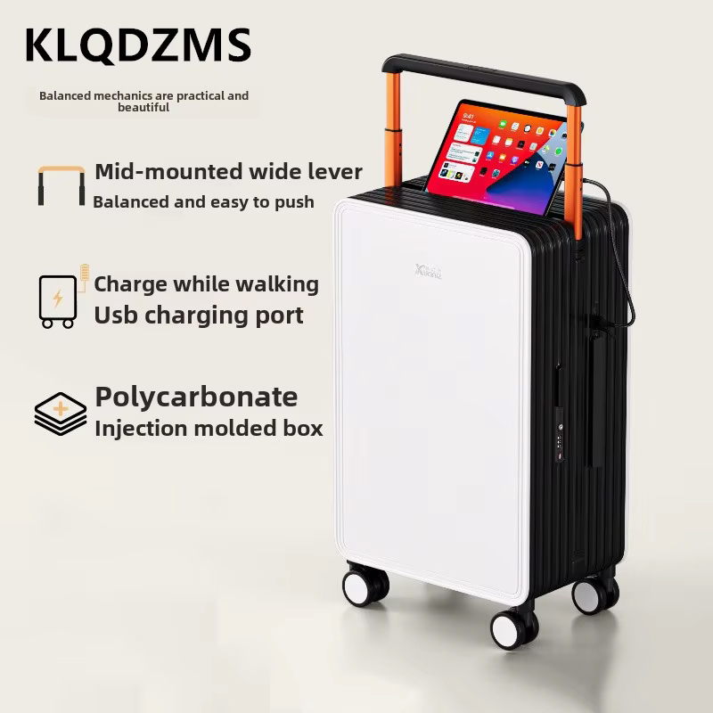 KLQDZMS Luggage ABS+PC Boardin - Spinner Wheel Rolling Suitcase 20 Inch 评论和价格