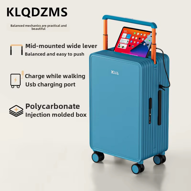 KLQDZMS Luggage ABS+PC Boardin - Spinner Wheel Rolling Suitcase 20 Inch 评论和价格