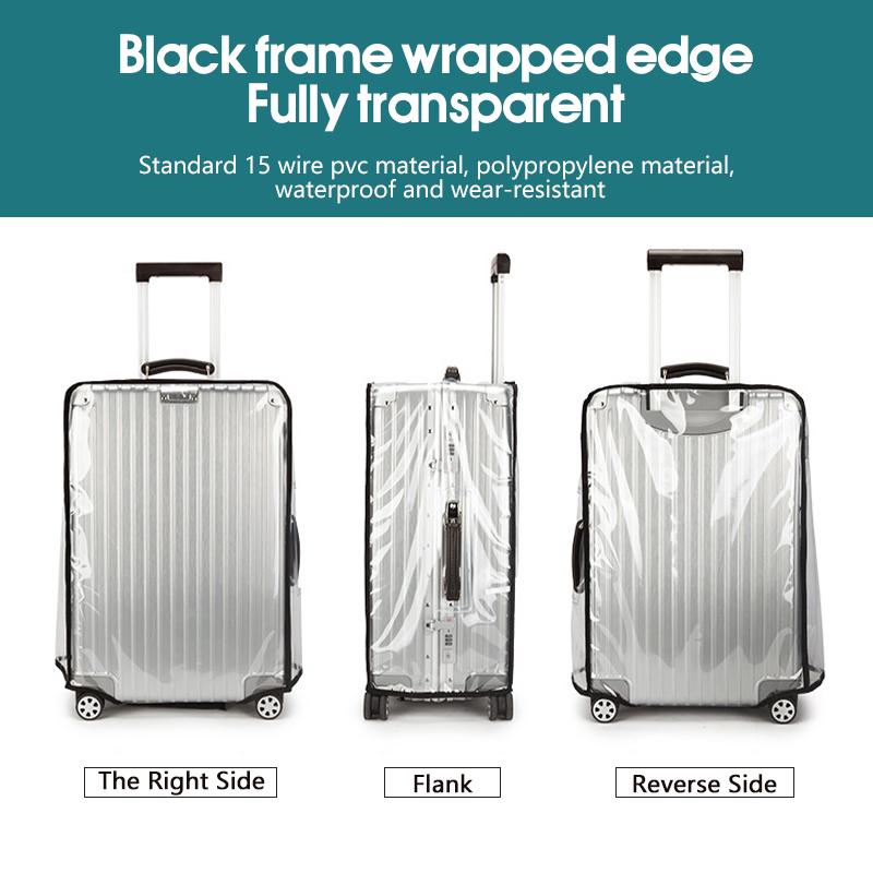 2027 Travel Transparent Luggag - Luggage Protective Cover Transparent 评论和价格