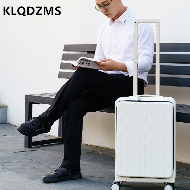 KLQDZMS Travel Luggage Front O - Front Opening Laptop Luggage 24 Inch 评论和价格