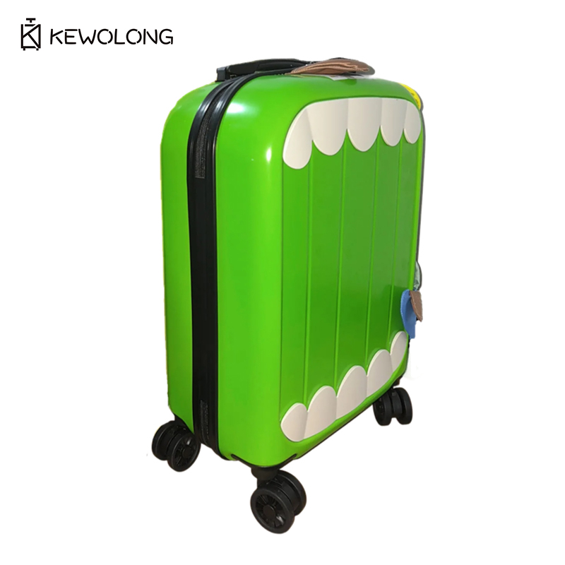 3D Cartoon Dinosaur Kids Lugga - Spinner Wheel Rolling Suitcase 20 Inch 评论和价格