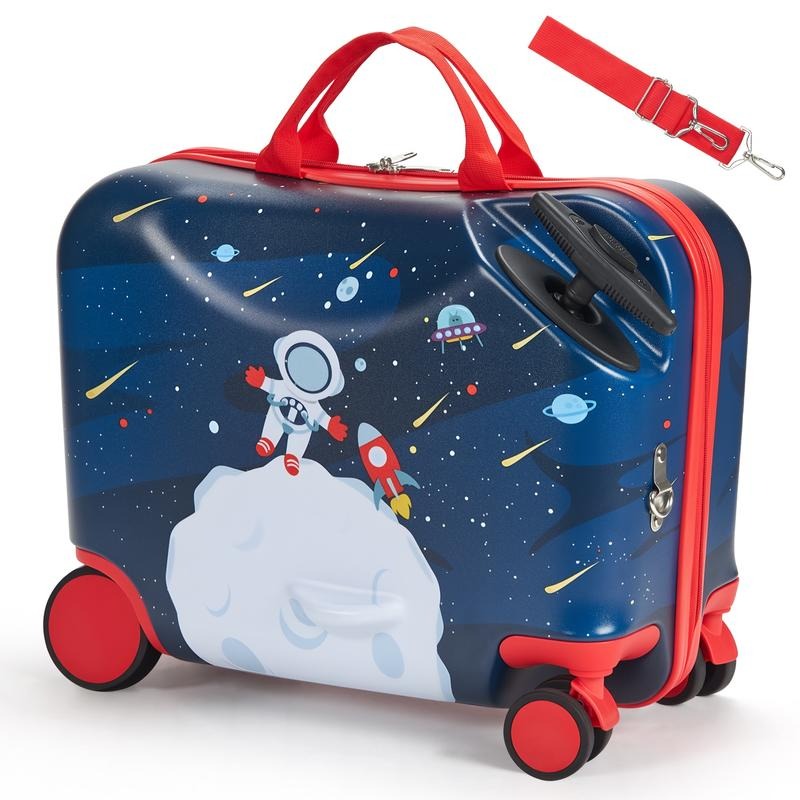Ride-on Luggage 18-inch Lightw - Kids Ride On Suitcase Scooter 评论和价格