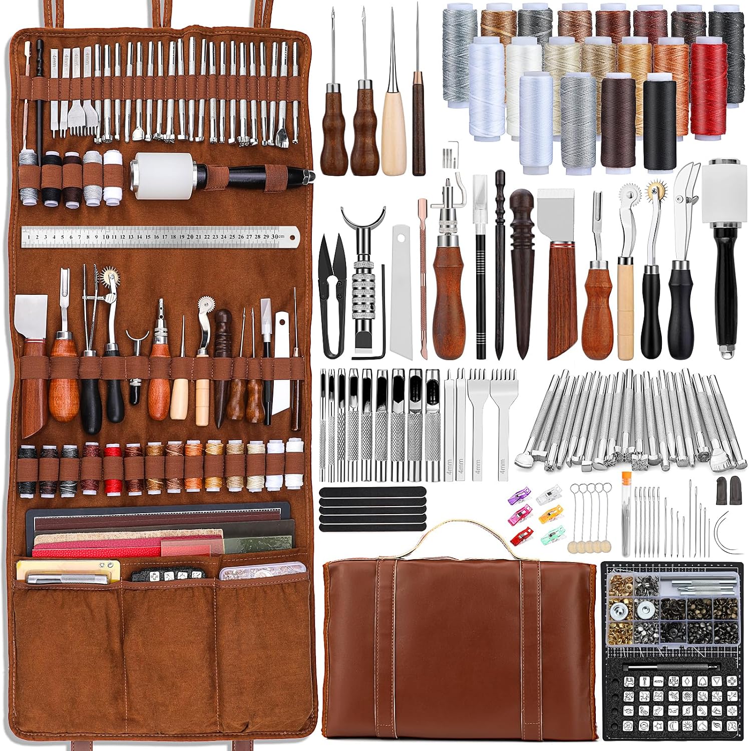 Leather Tooling Kit Leather Cr - Handbags 评论和价格
