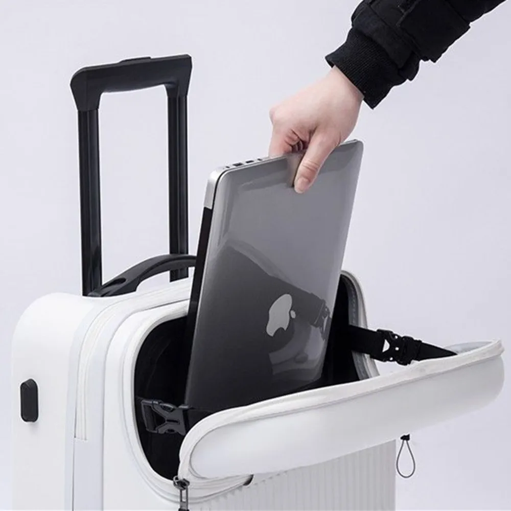 Front Open Lid Trolley Case PC - Front Opening Laptop Luggage 24 Inch 评论和价格