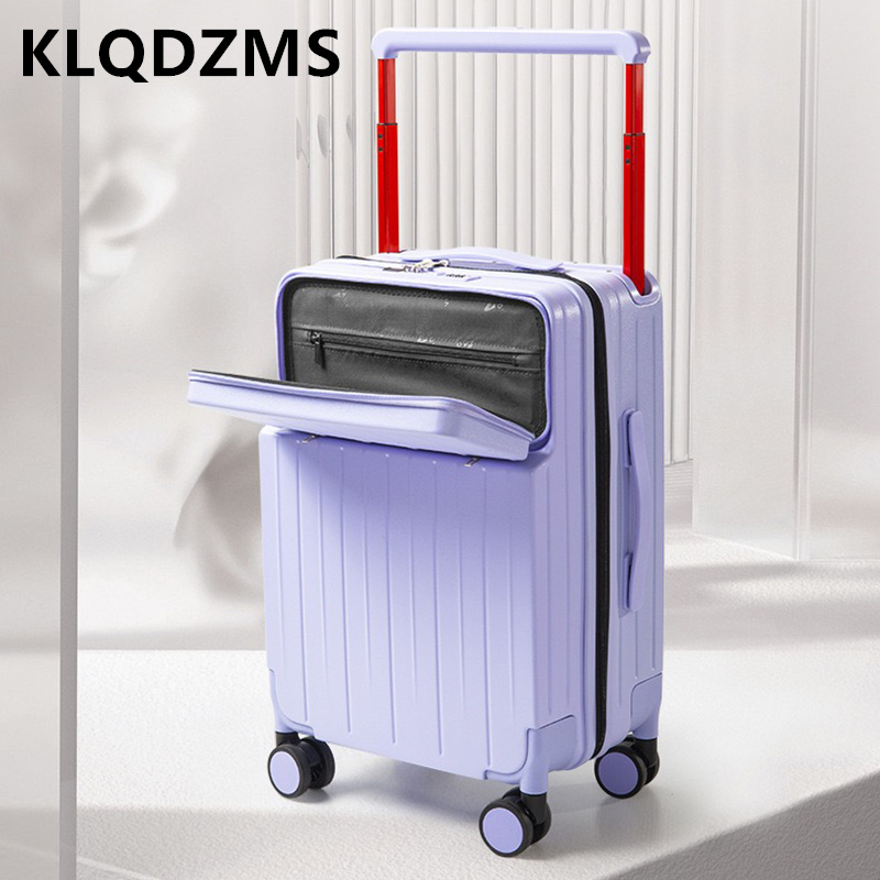 KLQDZMS 24 Inch Luggage Compar - Front Opening Laptop Luggage 24 Inch 评论和价格