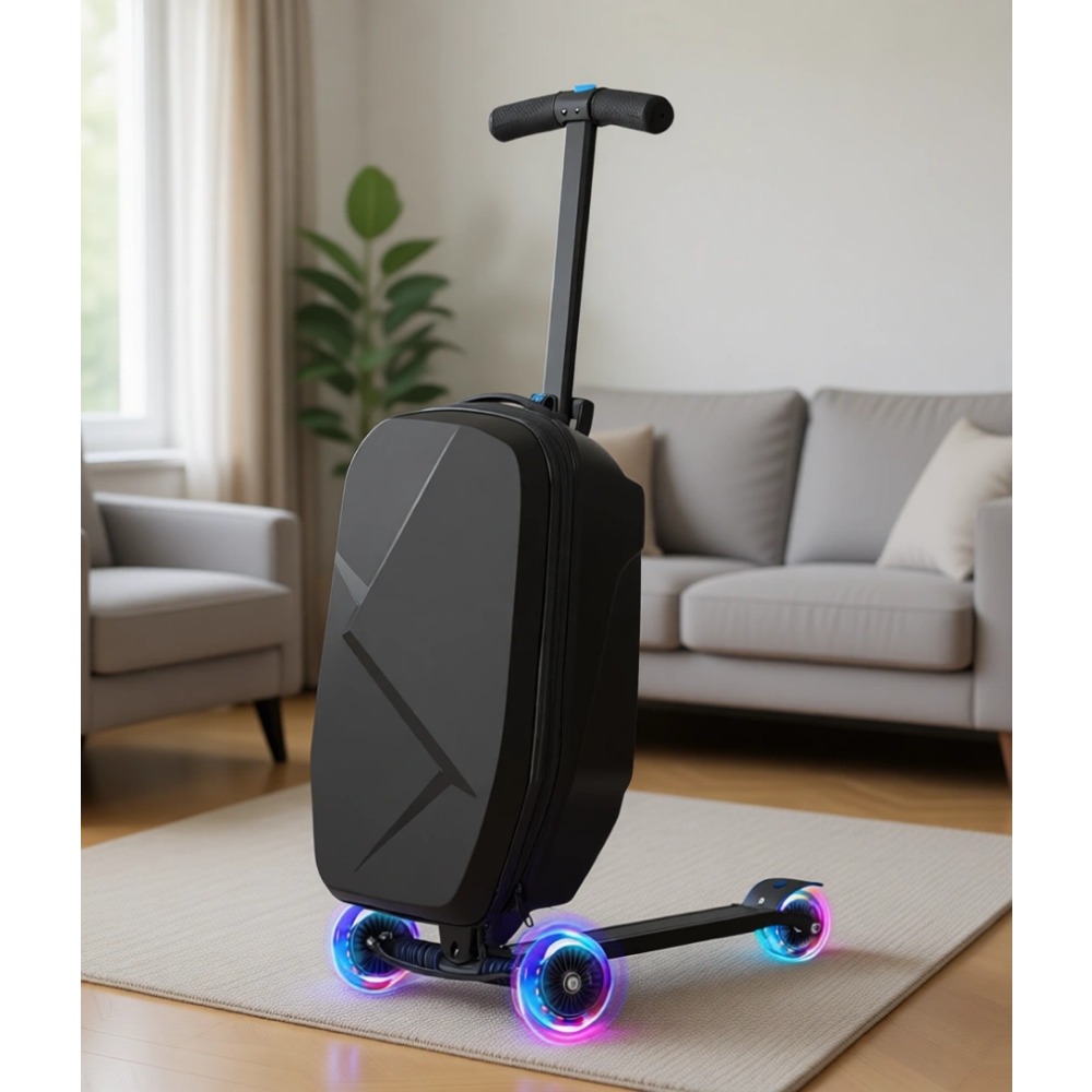 Scooter Luggage for Kids: Ligh - Kids Ride On Suitcase Scooter 评论和价格