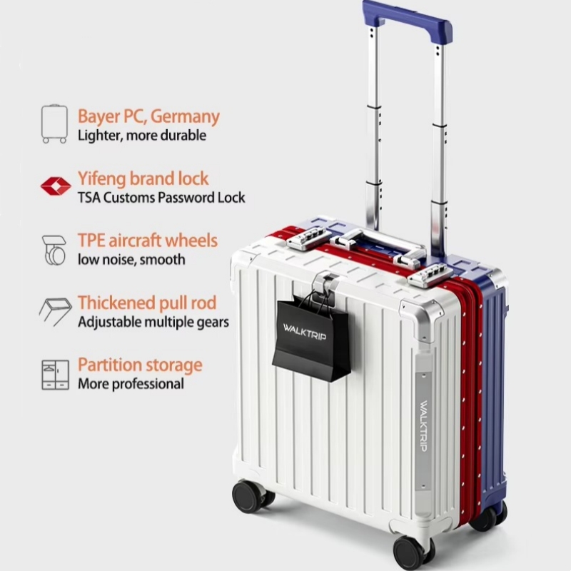 18inch Rolling Luggage Boardin - Aluminum Frame Carry On Luggage 评论和价格