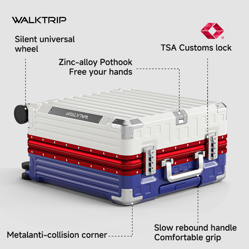 18inch Rolling Luggage Boardin - Aluminum Frame Carry On Luggage 评论和价格