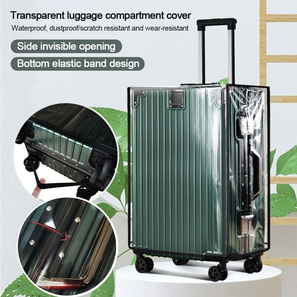 Durable Full Transparent Lugga - Waterproof Suitcase Cover Protector 评论和价格