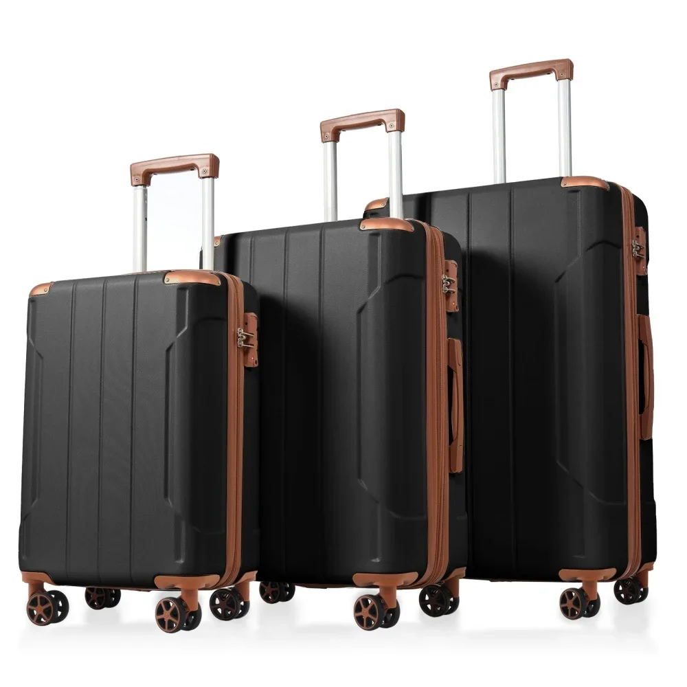 Luggage Sets 3 Piece, Expandab - Expandable Hard Shell Luggage Set 评论和价格
