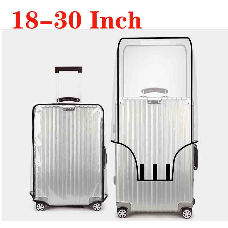 18-30 Inch Suitcase PVC Cover  - Waterproof Suitcase Cover Protector 评论和价格