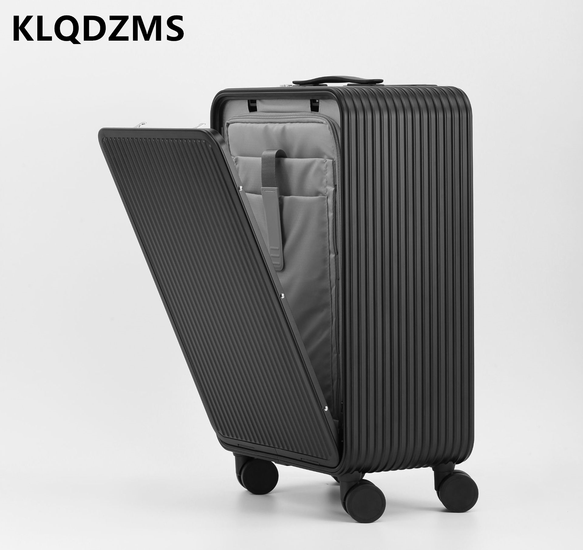 KLQDZMS Luggage All Aluminum M - Front Opening Laptop Luggage 24 Inch 评论和价格