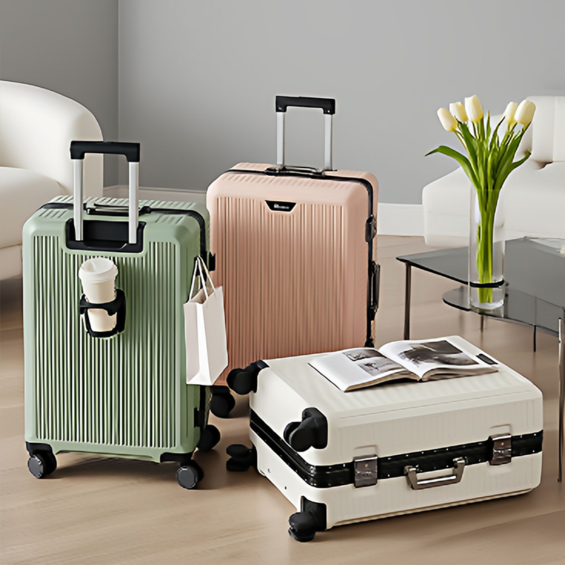 Aluminum Frame Password Suitca - Aluminum Frame Carry On Luggage 评论和价格
