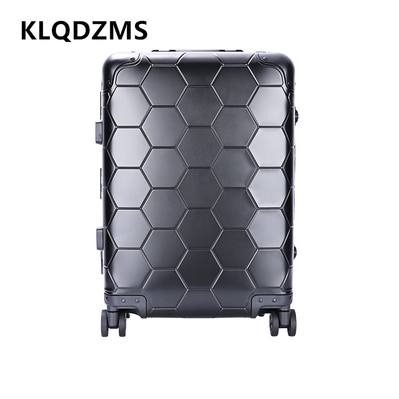 KLQDZMS Cabin Suitcase All Alu - Spinner Wheel Rolling Suitcase 20 Inch 评论和价格