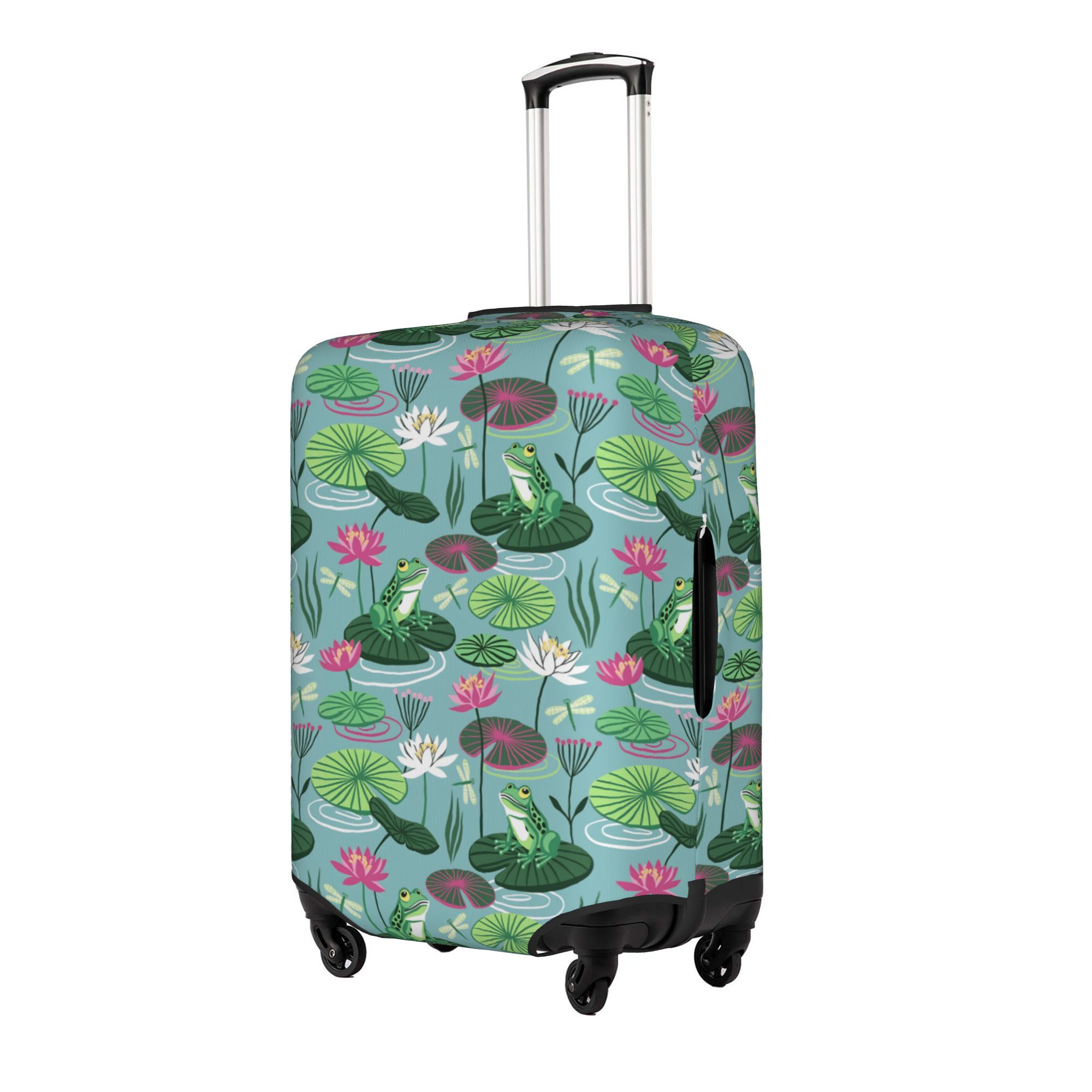 Frogs and water lilies Travel  - Waterproof Suitcase Cover Protector 评论和价格