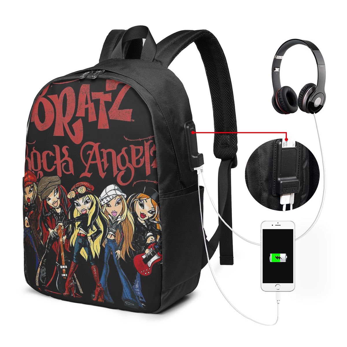 Bratz Rock Angelz Group Shot B - Backpacks 评论和价格