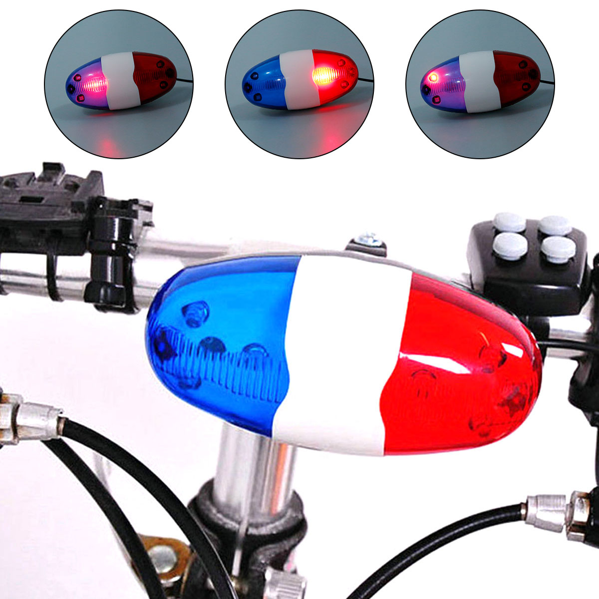 Bicycles Bell Police Car Light - Kids Ride On Suitcase Scooter 评论和价格