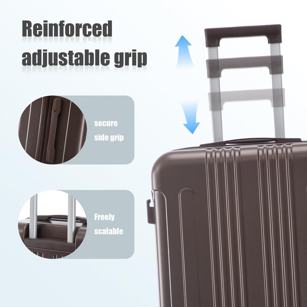 3 Piece Luggage Set Expandable - Expandable Hard Shell Luggage Set 评论和价格